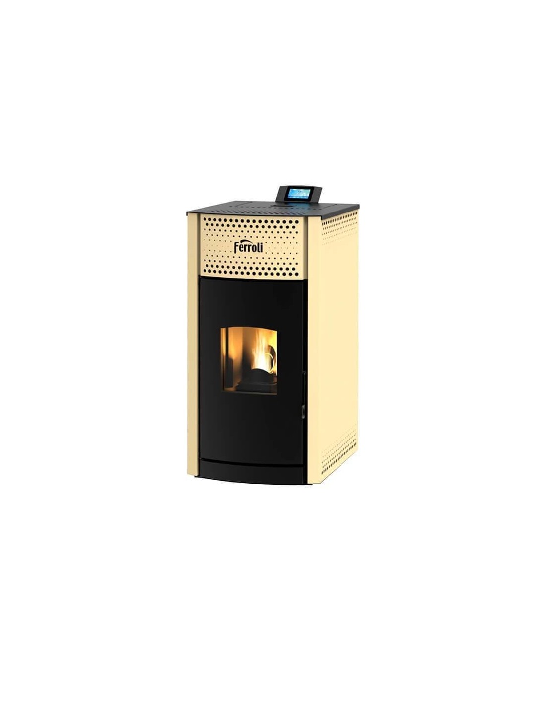 Ferroli Salerno 24 kW termokominek peletowy z płaszczem wodnym Ferroli