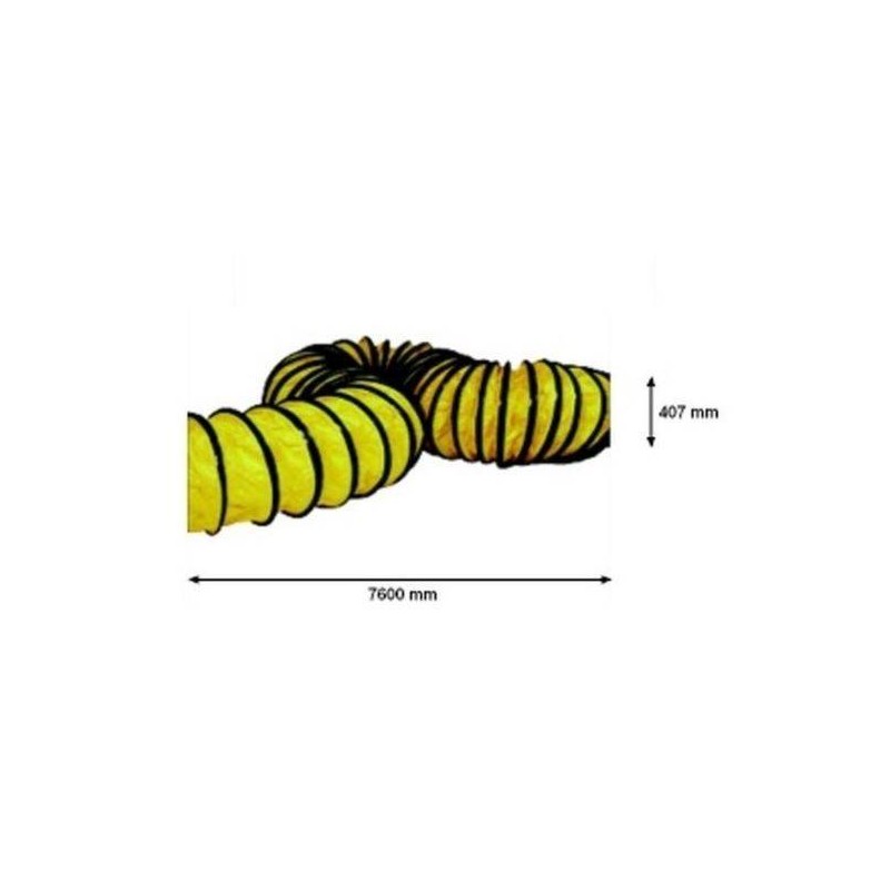 Przewód giętki żółty PVC 41 CM X 7.6 M 4031.402 MASTER