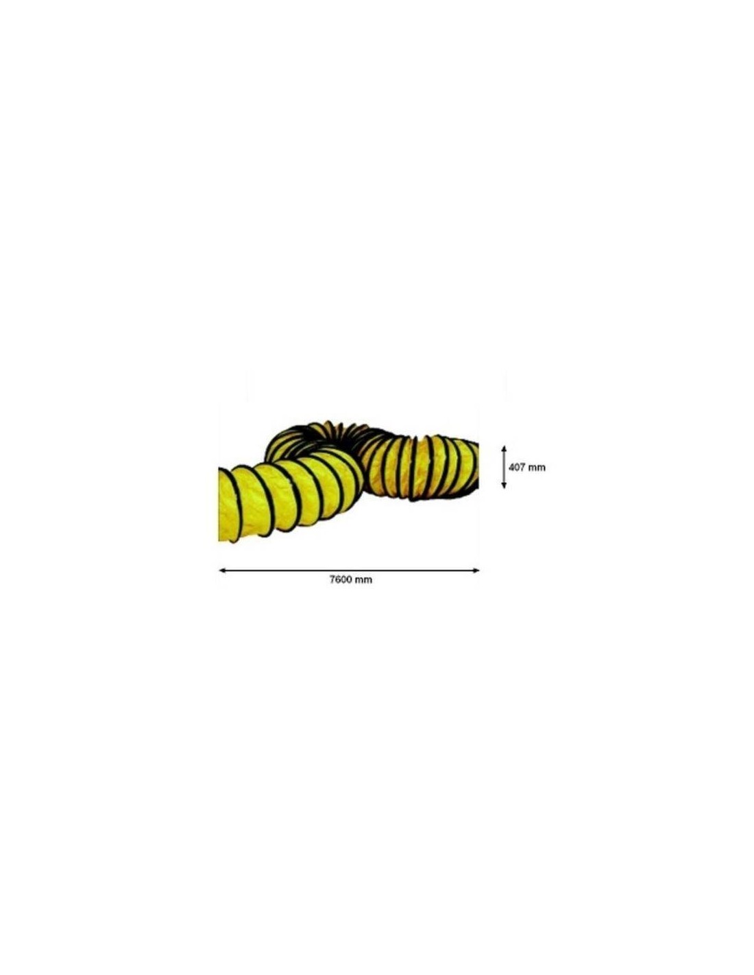 Przewód giętki żółty PVC 41 CM X 7.6 M 4031.402 MASTER