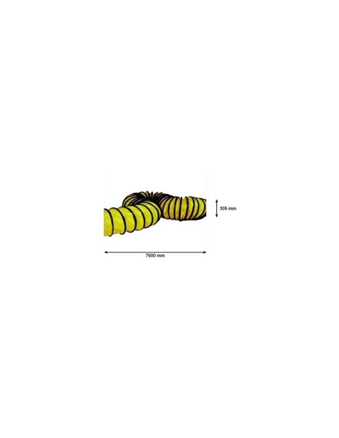Przewód giętki żółty PVC 31 CM X 7.6 M  4031.406 MASTER