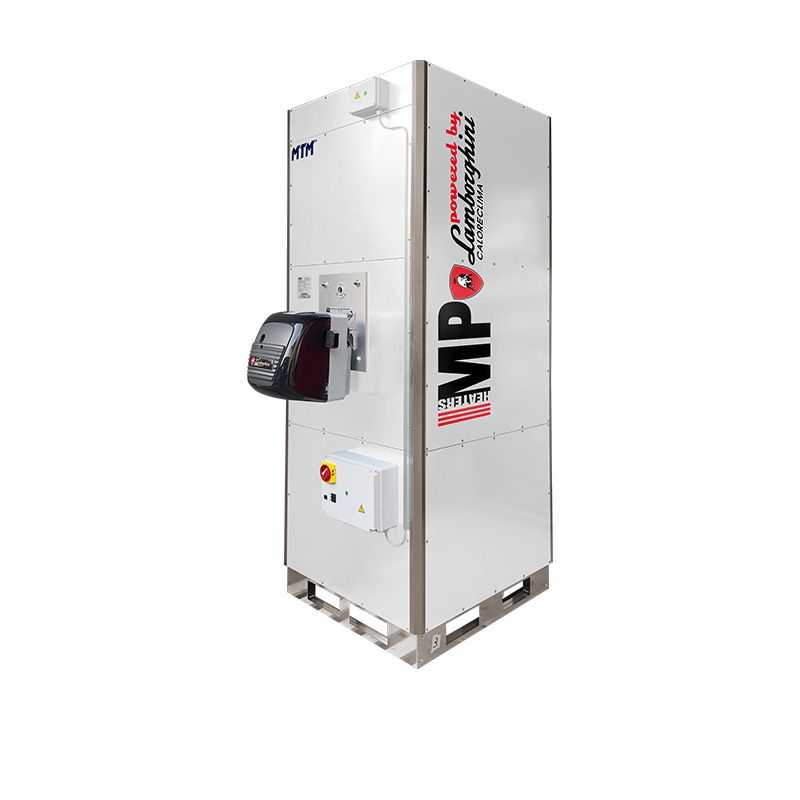 MP 35R (35-45 kW) nagrzewnica powietrza z palnikiem multiolejowym CTB-65