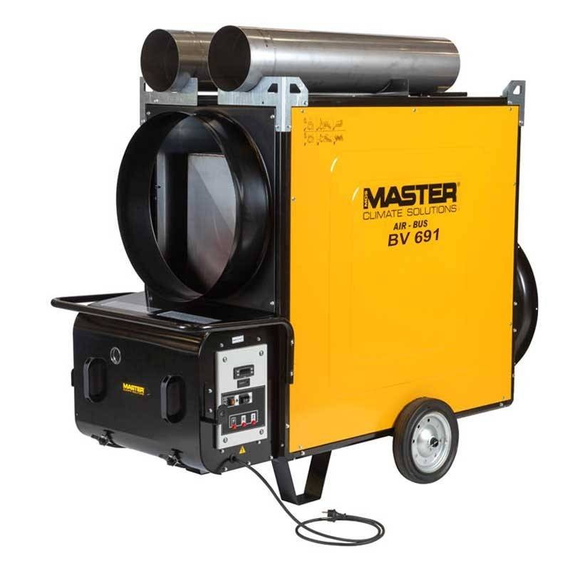 Master BV 691 S (225kW) Air Bus oil fired heater with flue gas discharge MASTER