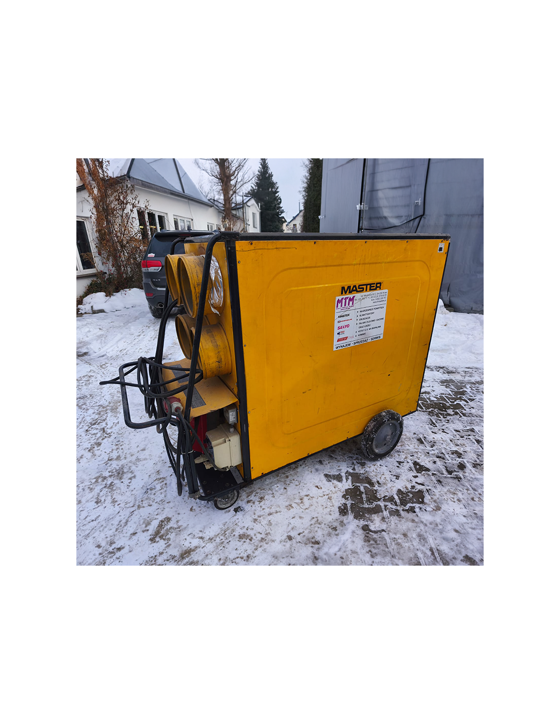 Nagrzewnica Master BV 690 F z odprowadzeniem spalin 220 kW (UŻYWANA)
