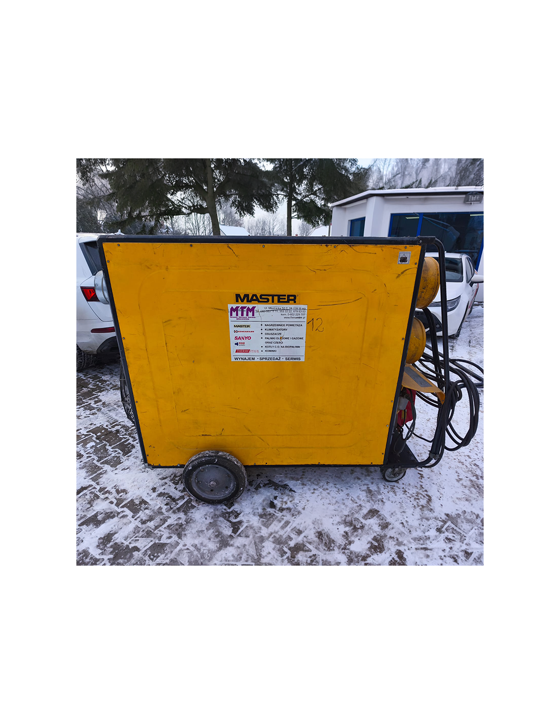 Nagrzewnica Master BV 690 F z odprowadzeniem spalin 220 kW (UŻYWANA)