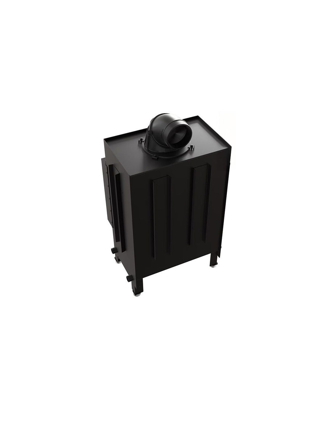 Kominek powietrzny stalowy KRATKI LUCY 12 kW Ø 200