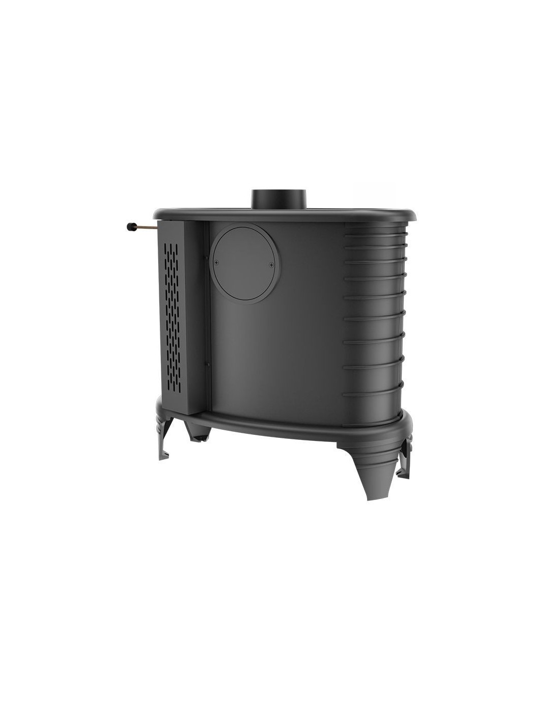 Piec żeliwny koza KRATKI K8 ASDP Ø 130 9 kW
