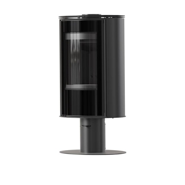 Kratki ERIK Ø 150 5,5 kW/N z czarnym termotec – widok
