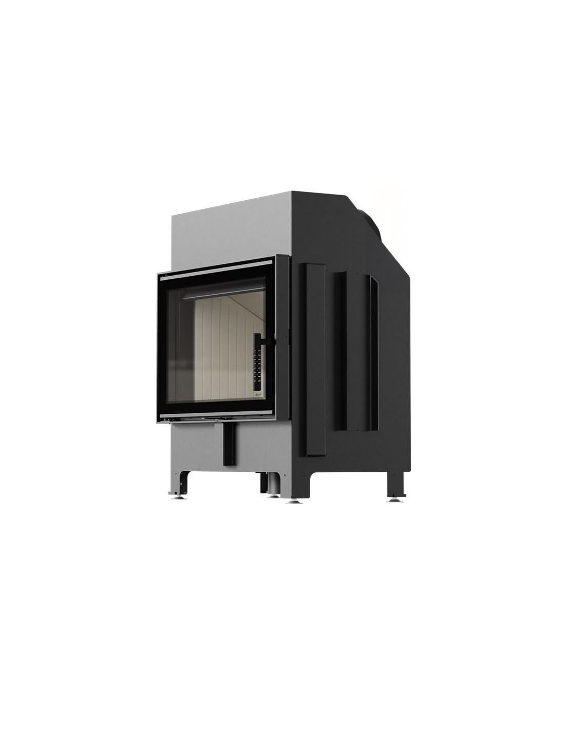 Kominek KRATKI ZIBI ECO 9,9 kW Ø 180 z domykaniem