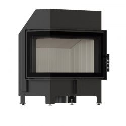Kominek KRATKI ZIBI ECO 9,9 kW Ø 180 narożny lewy z domykaniem