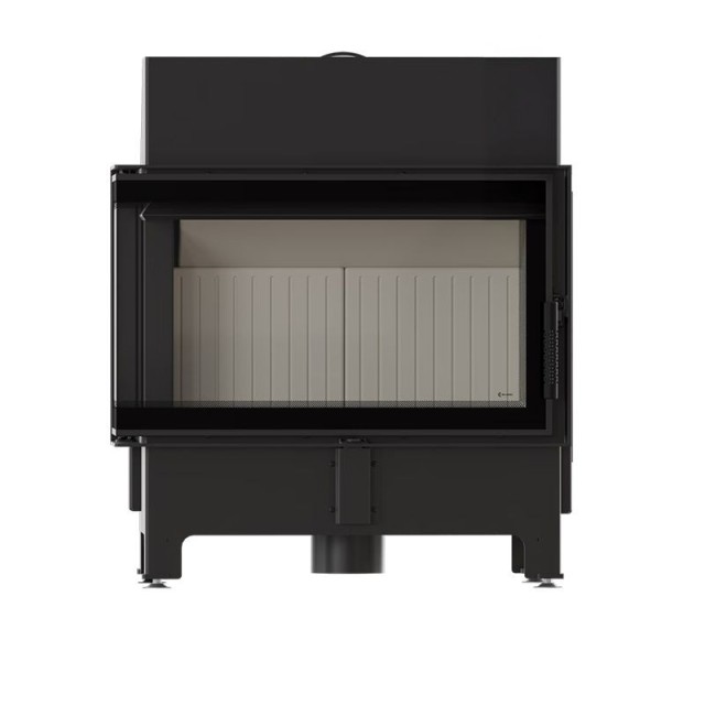 Kratki ZIBI ECO 9,9 kW Ø 180 narożny lewy z domykaniem – widok