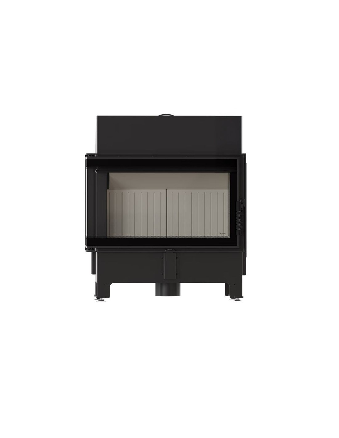 Kominek KRATKI ZIBI ECO 9,9 kW Ø 180 narożny lewy z domykaniem