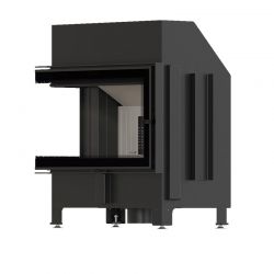Kominek KRATKI ZIBI ECO 9,9 kW Ø 180 narożny prawy z domykaniem