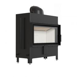 Kominek powietrzny stalowy KRATKI LUCY 16 kW Ø 200