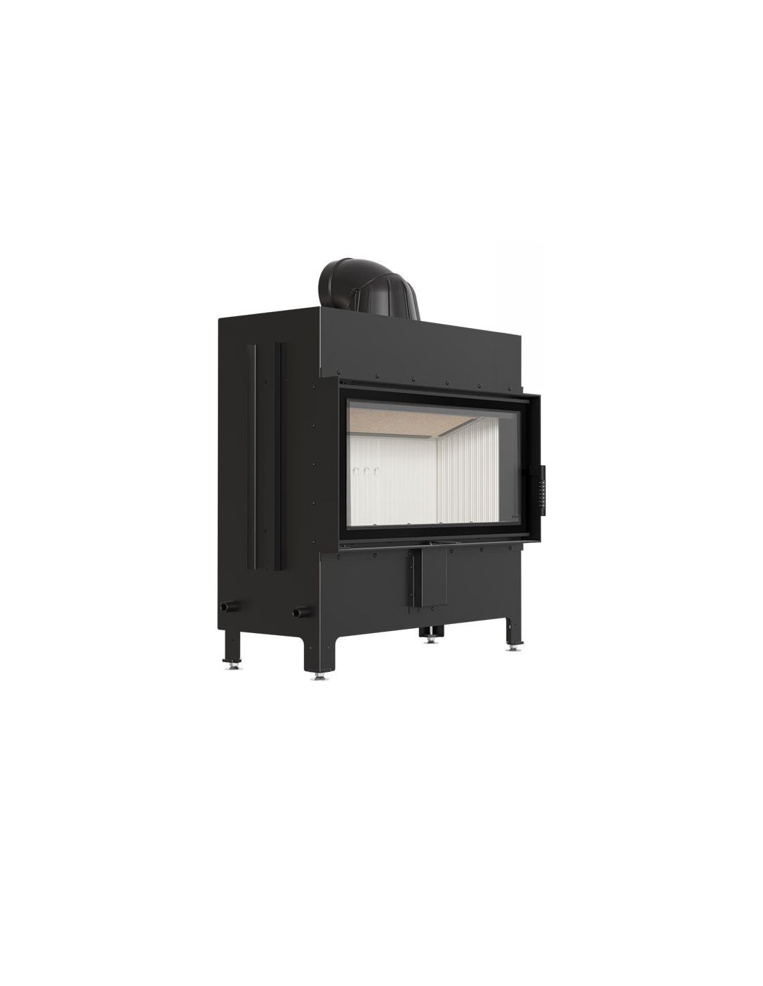 Kominek powietrzny stalowy KRATKI LUCY 16 kW Ø 200