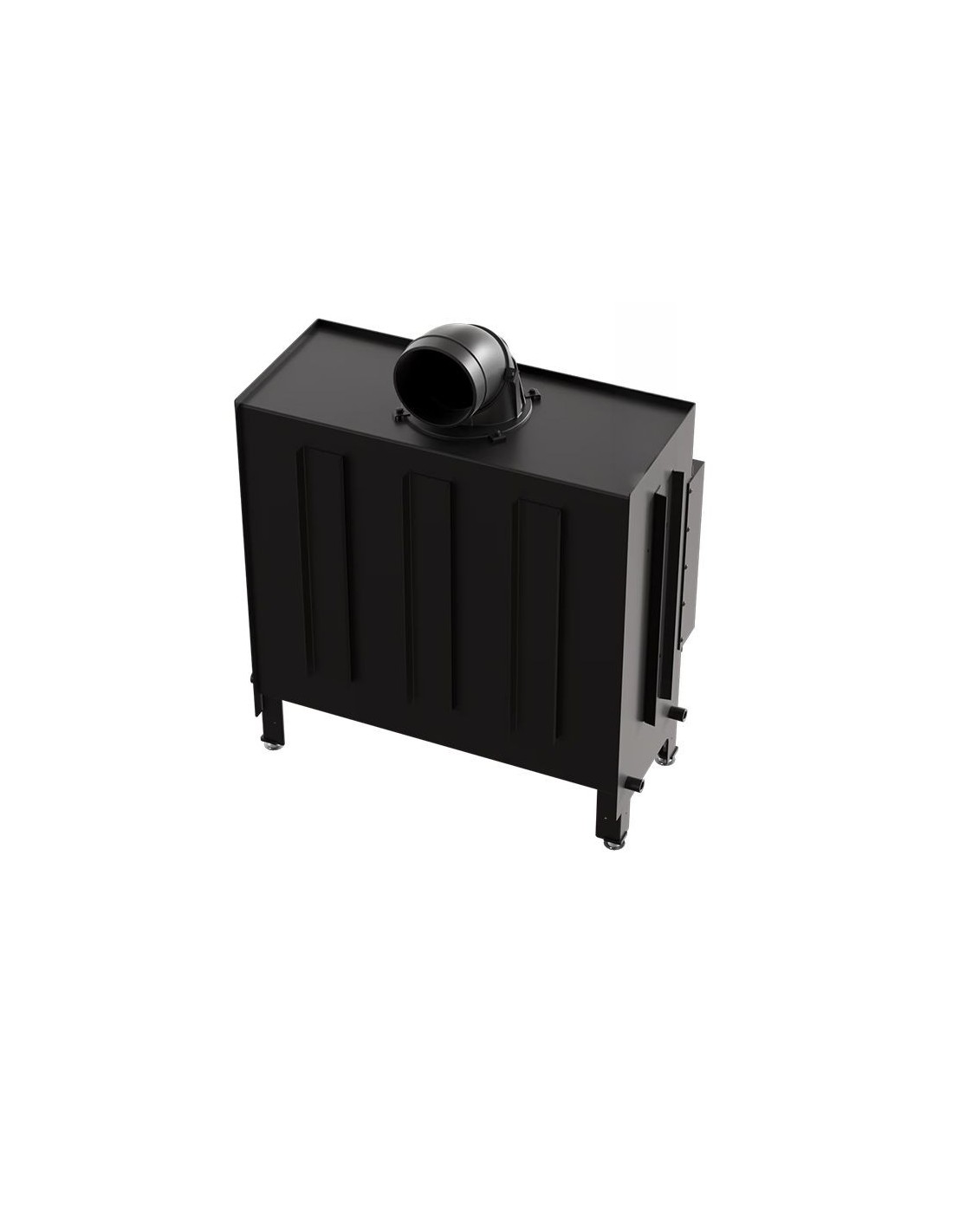 Kominek powietrzny stalowy KRATKI LUCY 16 kW Ø 200