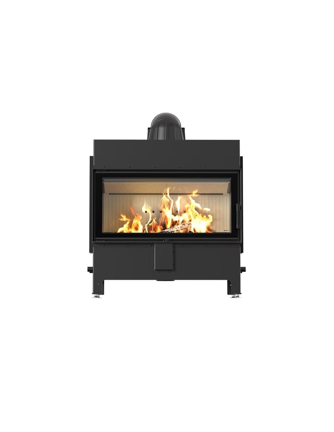 Kominek powietrzny stalowy KRATKI LUCY 16 kW Ø 200