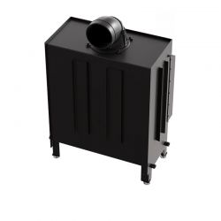 Kominek powietrzny stalowy KRATKI LUCY 14 kW Ø 200