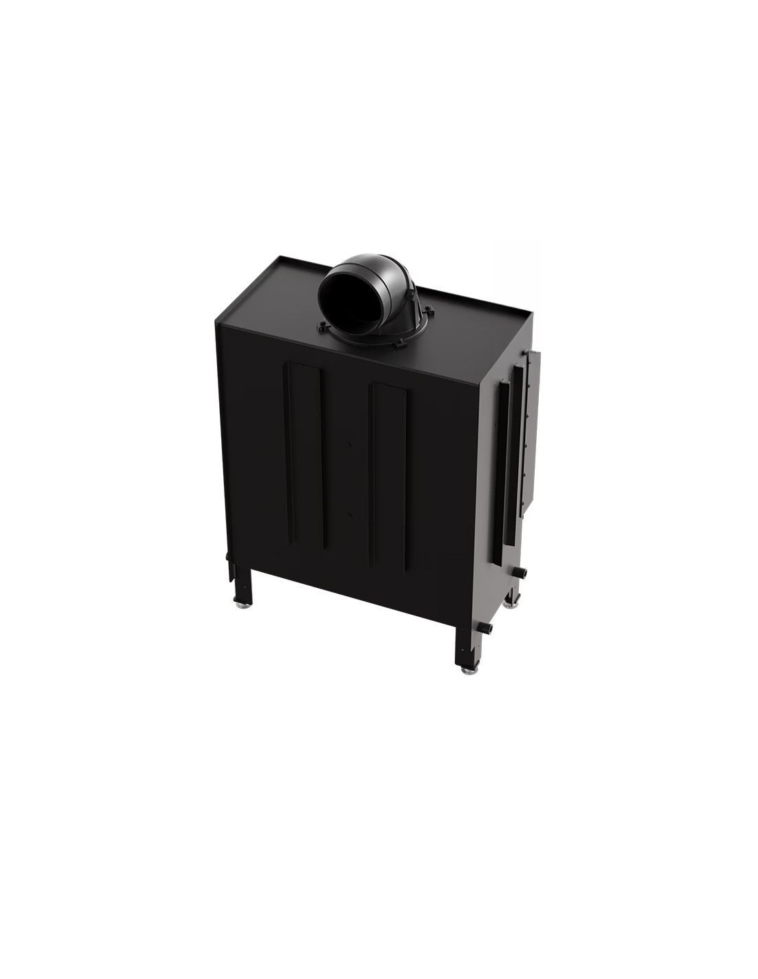 Kominek powietrzny stalowy KRATKI LUCY 14 kW Ø 200