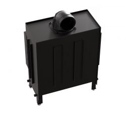 Kominek powietrzny stalowy KRATKI LUCY lewy 14 kW Ø 200