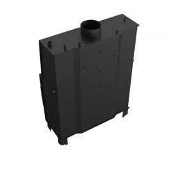 Kominek z płaszczem wodnym KRATKI LUCY 20 kW Ø 200