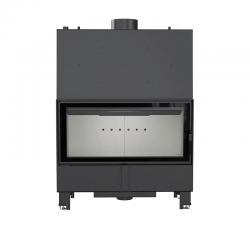 Kominek z płaszczem wodnym KRATKI LUCY 20 kW Ø 200