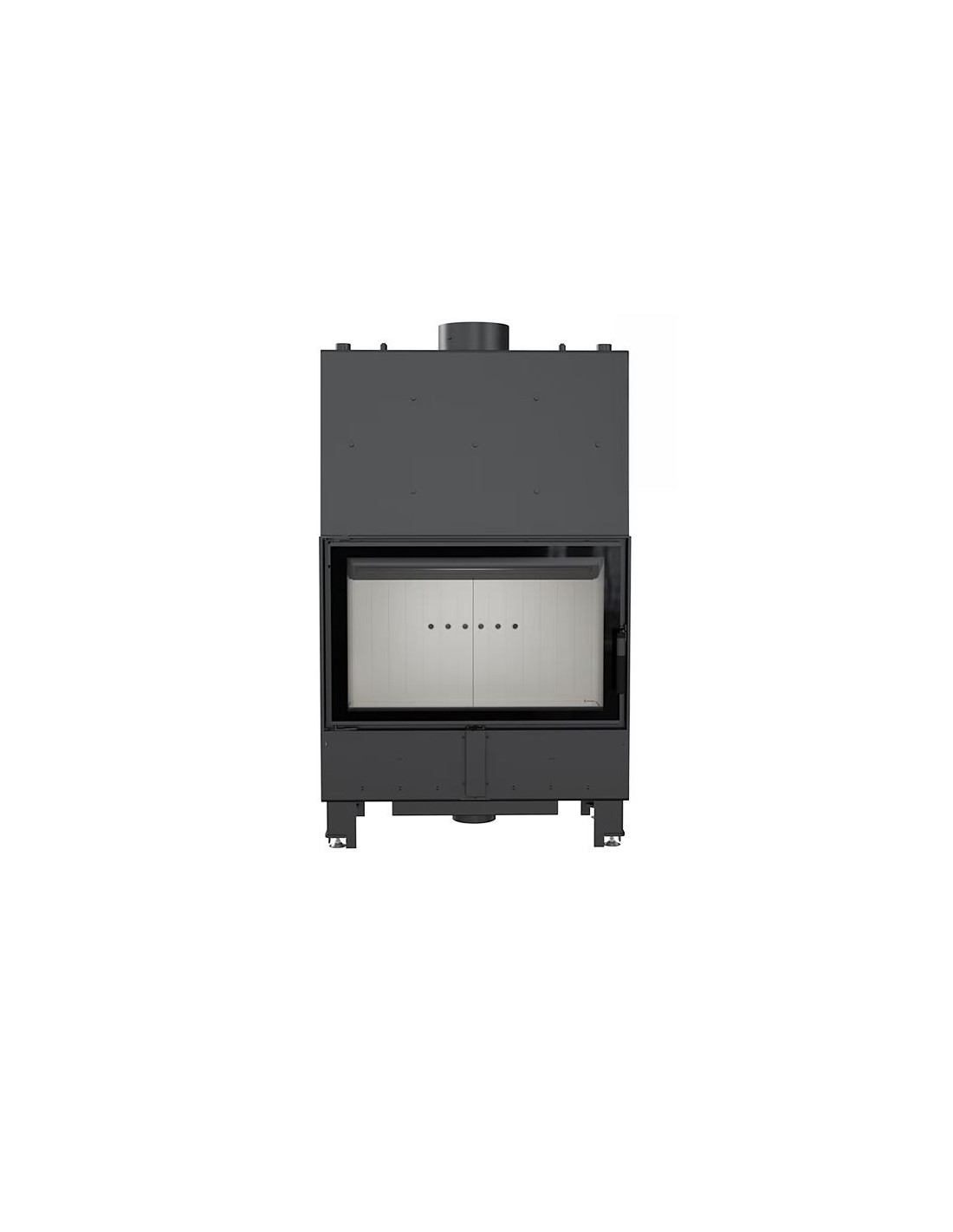 Kominek z płaszczem wodnym KRATKI LUCY 16 kW Ø 200