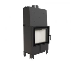 Kominek z płaszczem wodnym KRATKI LUCY 12 kW Ø 200