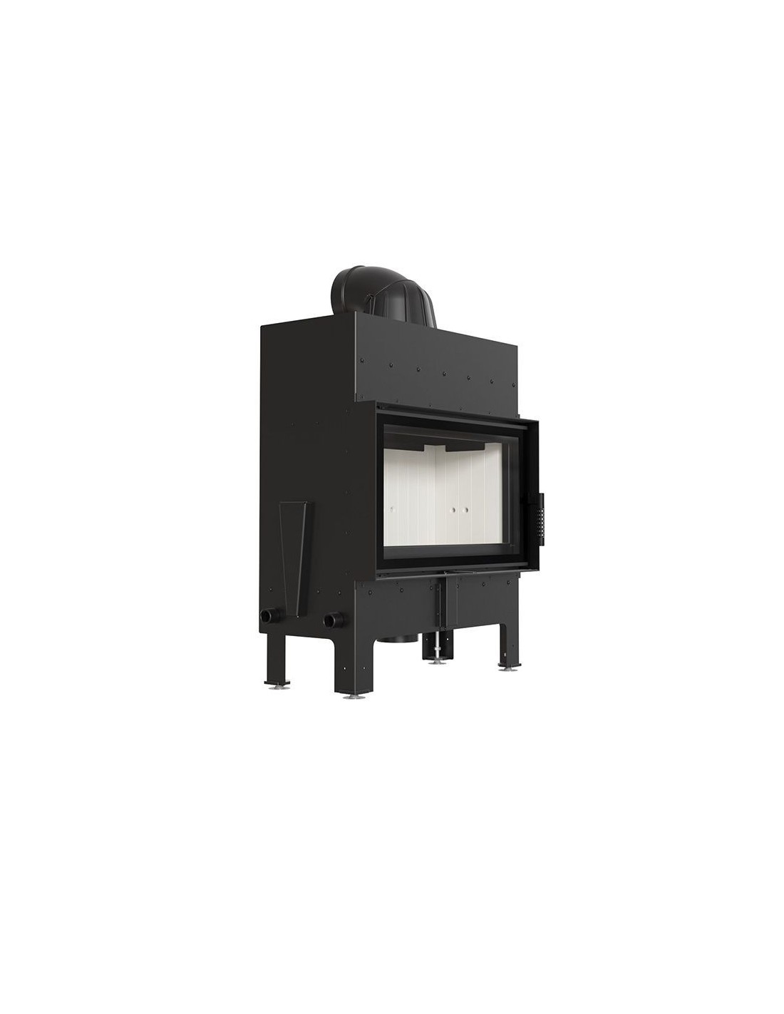 Kominek powietrzny stalowy KRATKI FLOKI M 10 kW Ø 200