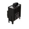 Kominek powietrzny stalowy KRATKI FLOKI M 10 kW Ø 200