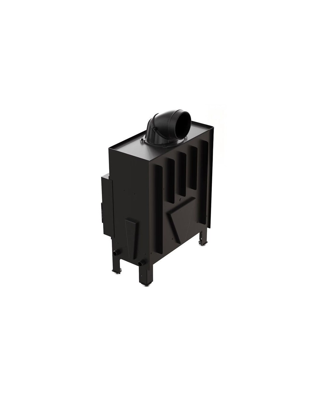 Kominek powietrzny stalowy KRATKI FLOKI M 10 kW Ø 200
