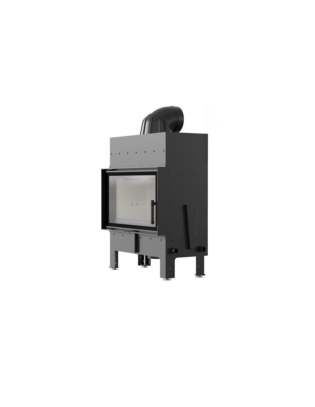 Kominek powietrzny stalowy KRATKI FLOKI M 10 kW Ø 200