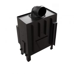 Kominek powietrzny stalowy KRATKI FLOKI M lewy 10 kW Ø 200