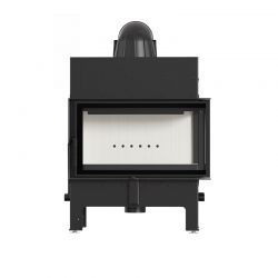 Kominek powietrzny stalowy KRATKI FLOKI M prawy 10 kW Ø 200