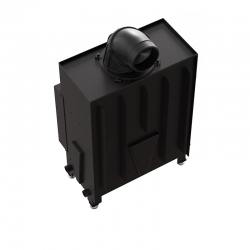 Kominek powietrzny stalowy KRATKI FLOKI S 8 kW Ø 160