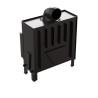 Kominek powietrzny stalowy KRATKI FLOKI L 12 kW Ø 200