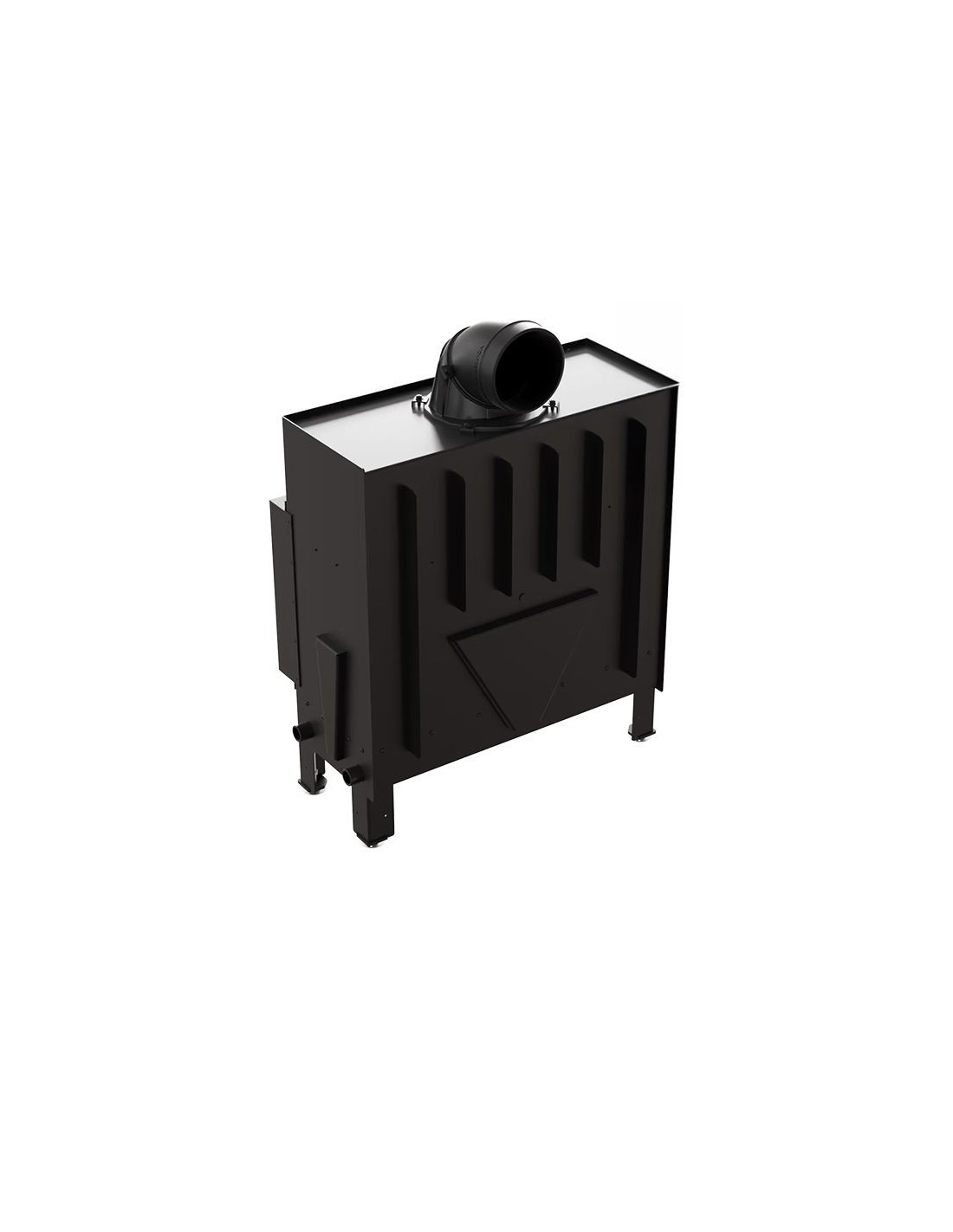 Kominek powietrzny stalowy KRATKI FLOKI L 12 kW Ø 200