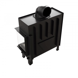 Kominek powietrzny stalowy KRATKI FLOKI L prawy 12 kW Ø 200