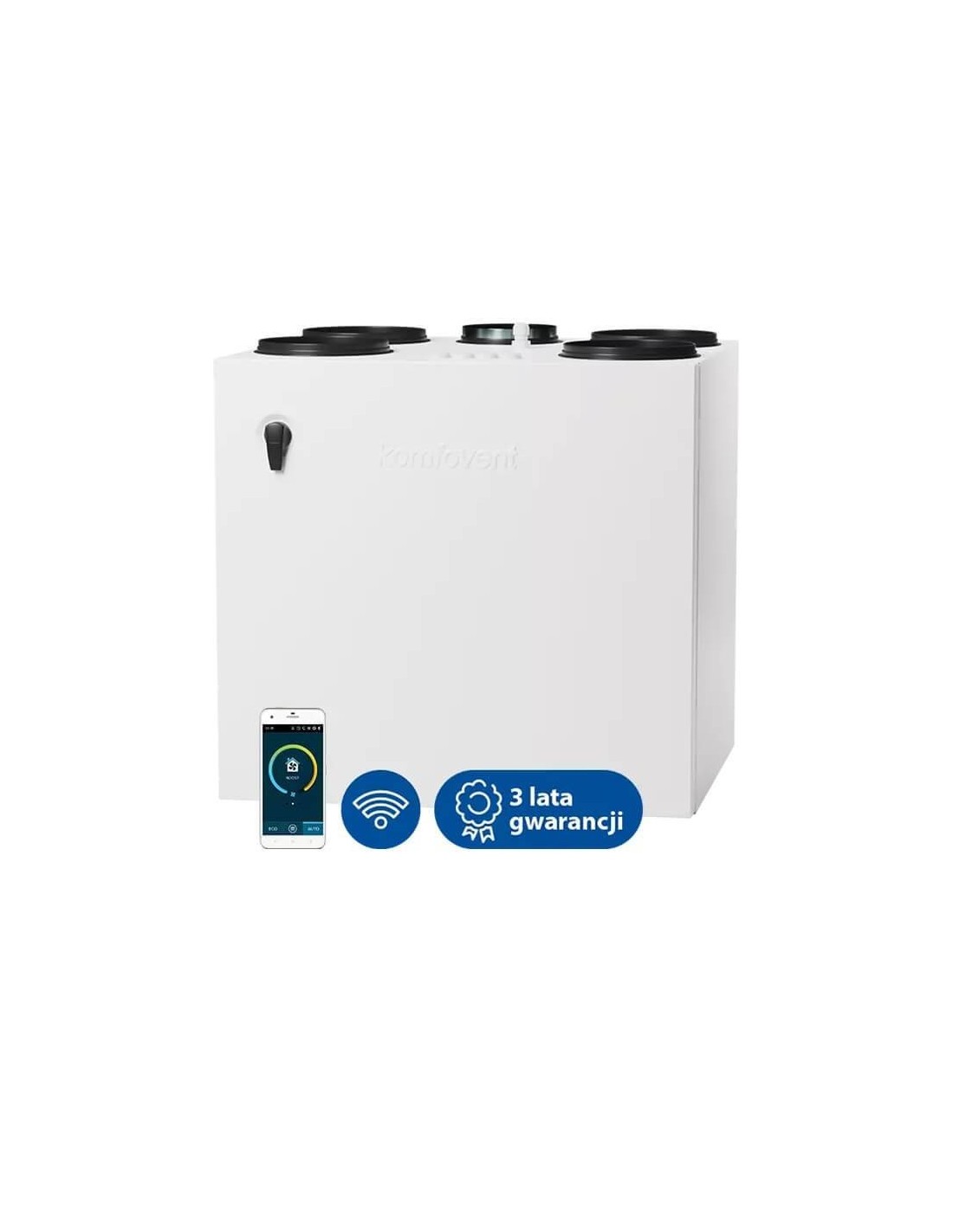 Domekt R 400V-F7/M5-C6M centrala wentylacyjna Komfovent 