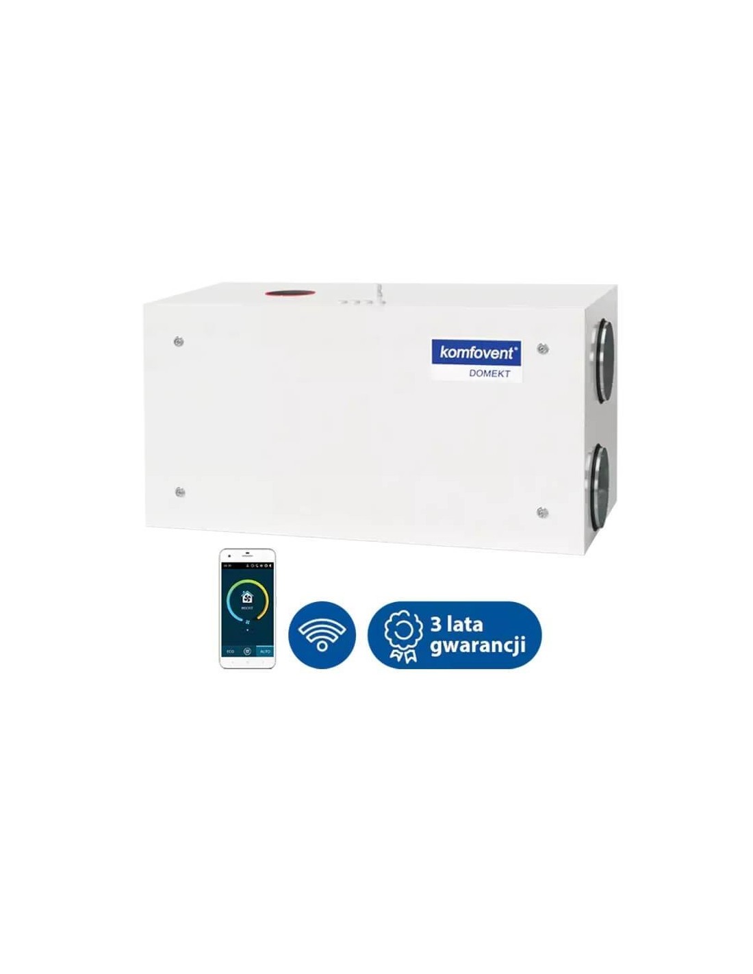 Domekt R 600H-F7/M5-C6 centrala wentylacyjna Komfovent 
