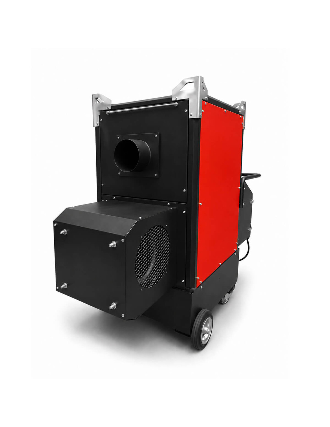 MTM 45 MV 45 kW z palnikiem olejowym NOVA 4 - mobilna nagrzewnica powietrza z odprowadzeniem spalin
