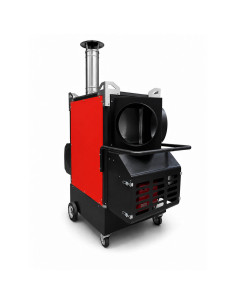 MTM 45 MV 45 kW z palnikiem olejowym NOVA 4 - mobilna nagrzewnica powietrza z odprowadzeniem spalin 2