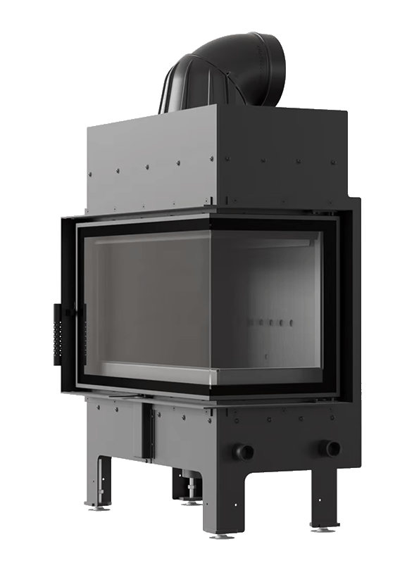 Kominek stalowy KRATKI FLOKI M 10 kW Prawy