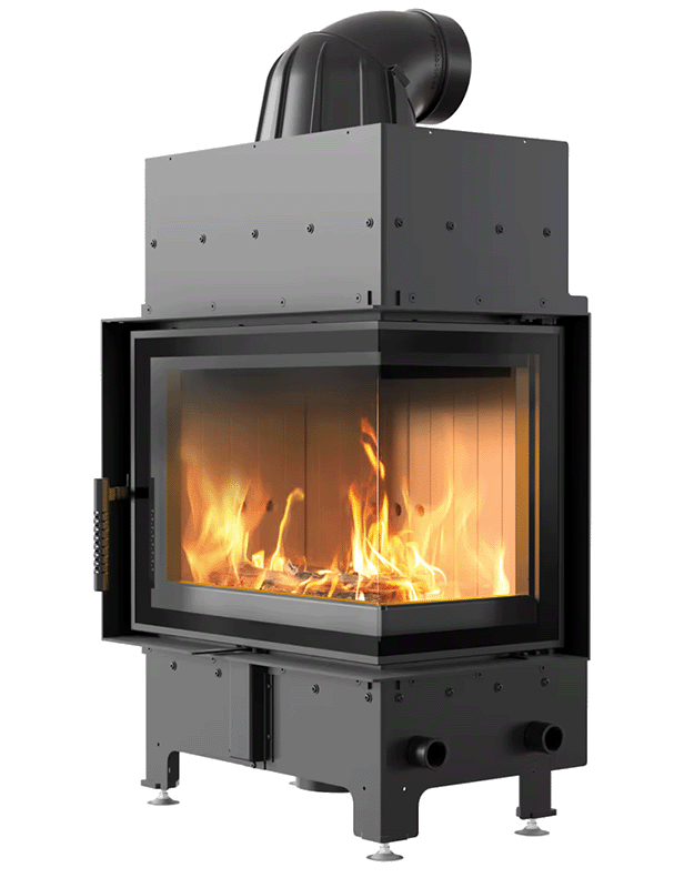 Kominek stalowy KRATKI FLOKI S 8 kW Prawy