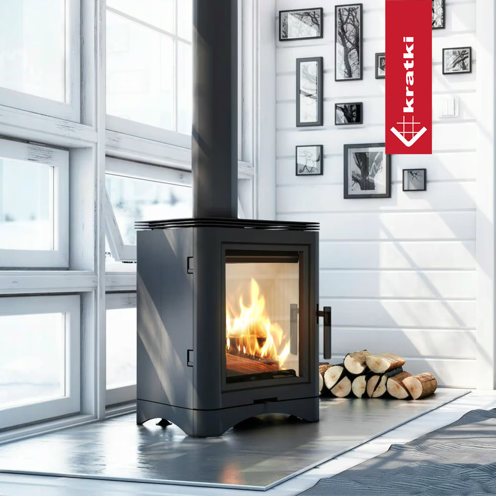 Wizualizacja pieca żeliwnego KOZA K5