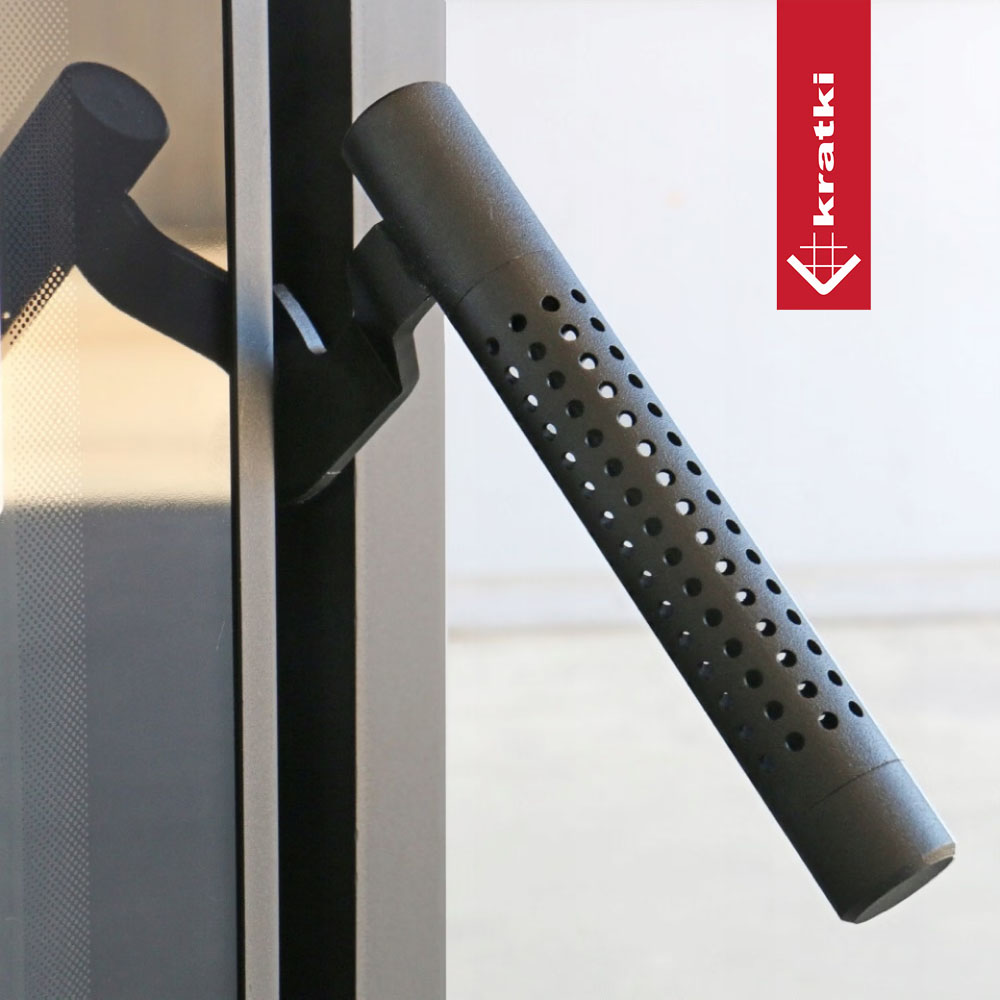 Ergonomiczna klamka w kominku Lucy